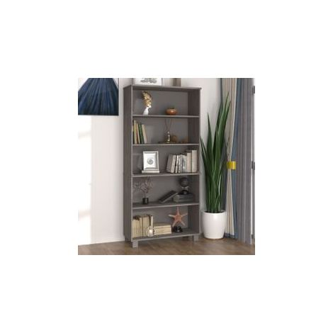 Buffet HAMAR Bois massif de pin Gris clair (1/5)