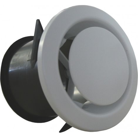 Bocca di estrazione in PVC S&P, Diam.100/80 mm Ber 100 p UNELVENT