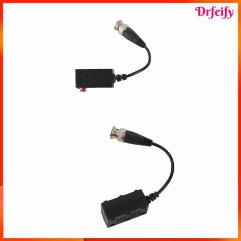 Émetteur Balun Vidéo - 1 Paire - 8 MP - AHD HDCVI HDTVI CVBS - Transmission CAT5e/6 - Jusqu'à 600 M - 1 Canal (1/5)
