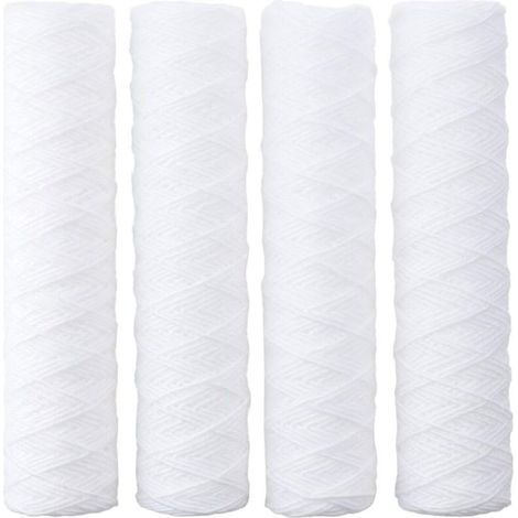 4 Pack 10 Inch Water Filter Replacement Cartridge for Any Reverse Osmosis System (1/5)