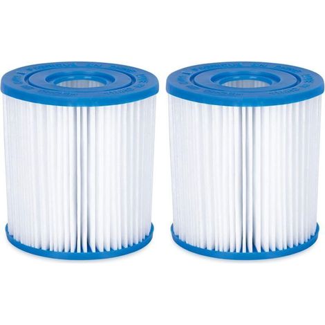 Lot de 2 cartouches filtres pour piscine modèle D FD2133 BESTWAY I (1/5)