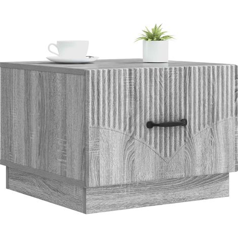 Maison Exclusive - Tavolino da salotto con cassetto Grigio Sonoma 49 x 50 x 37 cm