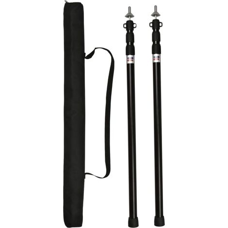 Mât de tente de camping, 230 cm, en alliage d'aluminium épais, tiges de support de tente, abri de plage, auvent, abri de camping, randonnée (1/5)