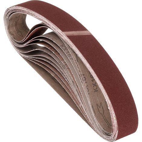 10 Pcs Bandes Abrasives 50mm x 1067mm 150 Grain Papier Abrasif (1/5)