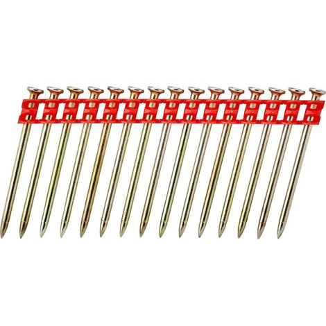 Clavos para clavadora, DeWalt, DCN8903057, fijación en metal y hormigón, compatibles con DCN890, 3.0x57mm, aleación metálica (XD), alta resistencia, multicolor
