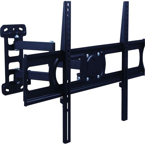 Link LKBR59 Soporte de pared para TV 37"-70" hasta 40 kg – VESA 75x75-400x600 – 3 Articulaciones – Orientación Vertical 5°-10° y Lateral 45° – Extensión 77-320 mm – Negro
