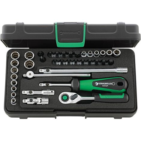 Keying Game 1/4 40D/40TX/44KTX/32/6QR nel set di plastica Stahlwille