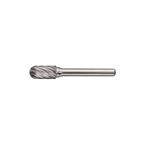Fresa rotativa WRC INOX D.8mm Cabeza-L.20mm Vástago-D.6mm HM Dentado Normal,fino TECWERK (1/2)