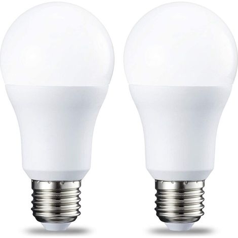 Lot de 2 ampoules E27 5W, 5000K (blanc positif) LED à culot à vis Intensité non variable
