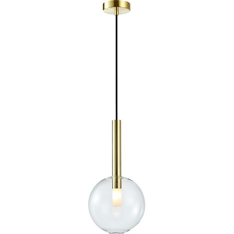 Lampada a sospensione Niko oro vetro Ø20 G9 Milagro (1/5)