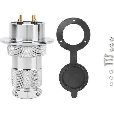 Luftfahrt-Steckerbuchse 30 mm, elektrischer Netzadapter für Maschinen und Geräte, 2-polig