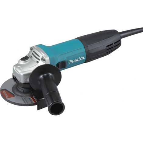 Makita – Meuleuse d'angle 115mm 720W – Système anti-redémarrage – Démarrage progressif – Pour surfaces métalliques – Poids léger 1,8 kg – Vitesse 11000 tr/min