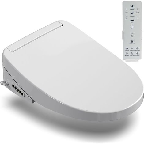 Horow – Douche WC bidet intelligent – Siège chauffant avec buse en acier inoxydable 316 – Télécommande – Séchage à air chaud