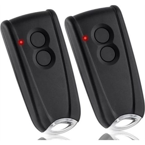 Émetteur Porte De Garage - 433,92 MHz - 2 Canaux - Compatible Hormann EcoStar RSC2 RSE2 RSZ1 Liftronic 500 700 800 720 Portronic D2500 D5000 S4000 - 2 Pièces (1/5)