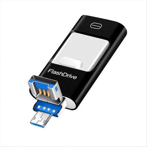 3-in-1 USB-Stick für Handy/Tablet/Android/Computer/Laptop/PC (32 GB) (1/5)