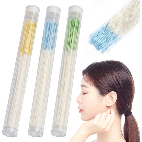 Kit di pulizia per piercing all'orecchio da 180 pezzi, pulitore per fori di orecchini, fili per la pulizia dei piercing all'orecchio, cura e pulizia dei piercing all'orecchio, fili di pulizia monouso