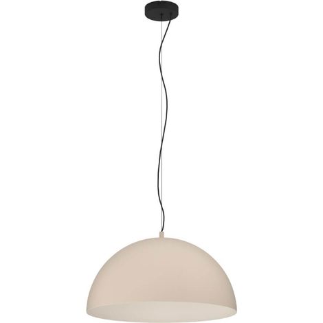 Lampe suspendue Gaetano 1 Creme E27 1x40W H: 150 cm Ø53.5 cm Dimmable (1/3)