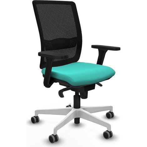 Silla de oficina piqueras y crespo Haches negro tela malla (1/2)