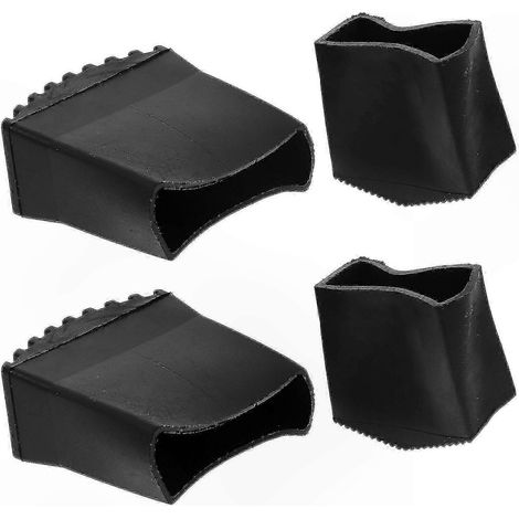 Accessoires pour escabeau pliable (lot de 4) : patins en caoutchouc antidérapants pour plus de stabilité et de protection. (1/3)