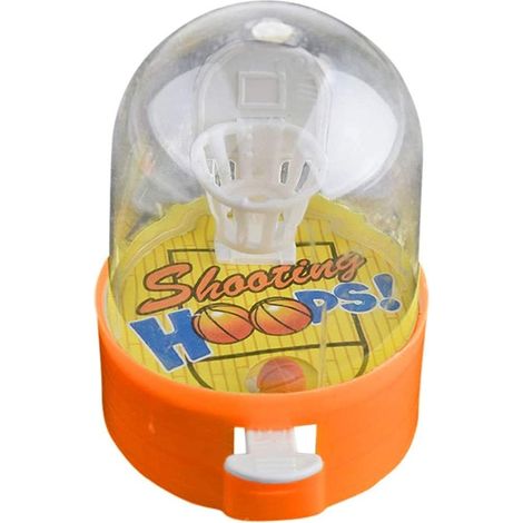 Lot de 5 Mini jeu de basket, lanceur à ressort, panier et ballon, bureau et maison, enfants 12 ans et plus (1/5)