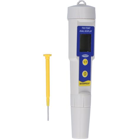 Testeur TDS/TEMP Eau Portable, Stylo Qualité Eau pour Usage Domestique, Précision Élevée (1/5)