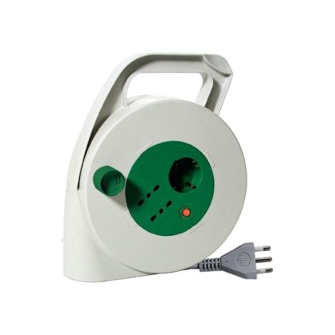 Enrouleur de câble 10M 3G1,5 S17 norme italienne avec 2P17/11+1P30+tc découpe thermique Fanton 01283 (1/2)