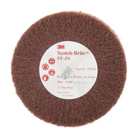 3M Scotch-Brite pennello FF-ZS finissima diametro di 100 mm x 5