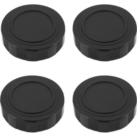 Lot de 4 Bouchon d'objectif, Diamètre 32 mm, Plastique noir, Pour Jumelles Télescopes Monoculaires (1/5)