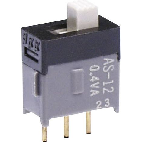NKK Switches AS13AH AS13AH Interruttore a slitta 28 V DC/AC 0.1 A 1 x On/Off/On 1 pz.