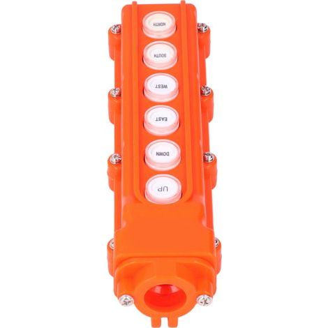 Tragbare Fernbedienung mit Druckknopf und regensicherem Gehäuse für Kransteuerstationen (220 V/500 V) (1/5)