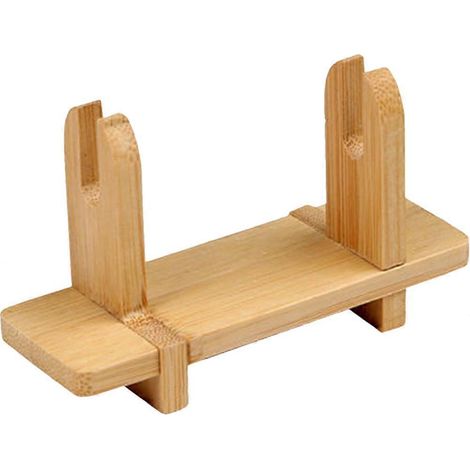Support de présentation pour ventilateur de style japonais, socle pliable, support en bois pour ventilateur.-11X6.5CM-Khaki