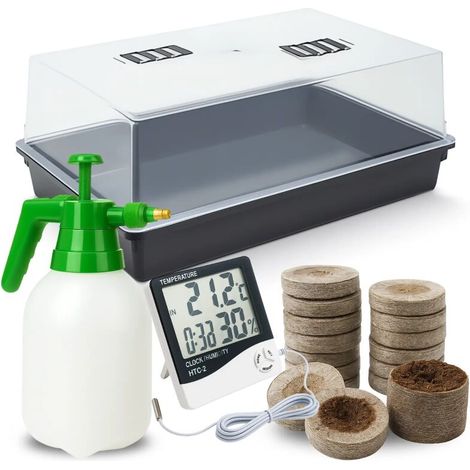 Advanced Sämlinge Anzucht Set Starterkit Samenanzucht Keimung Gewächshaus Pflanzen (1/5)
