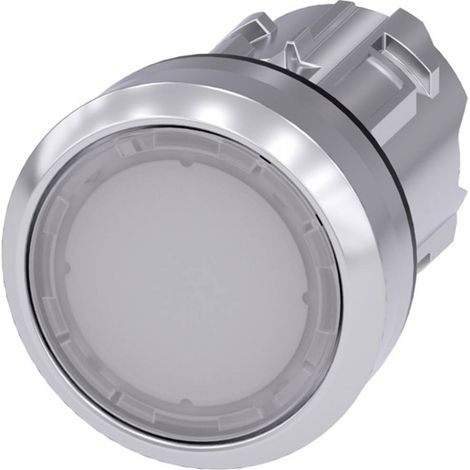 Pulsante luminoso rotondo da 22mm IP66 Bianco Siemens 3SU10510AB600AA0 (1/3)