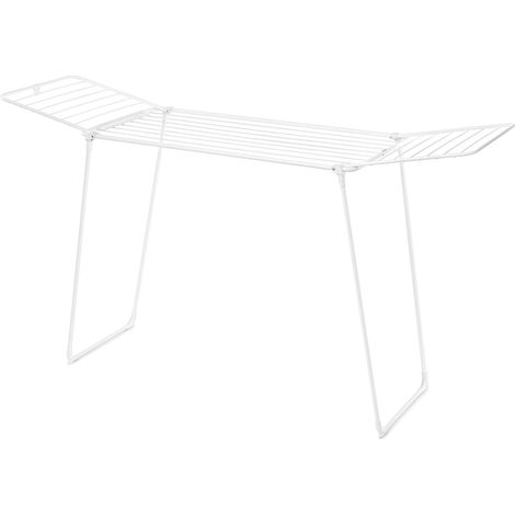 Étendoir à Linge HangOn Too, 22 mètres (Blanc) – Séchoir à Linge Large capacité pour Une Charge complète de Machine – Étendoir Pliable ne nécessitant Pas de Pince à Linge (1/5)