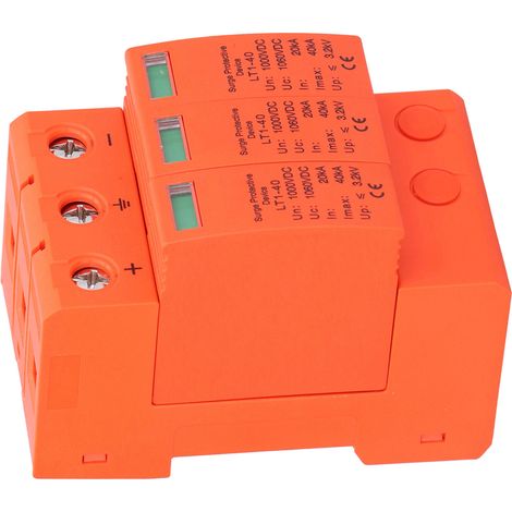Dispositif de protection contre les surtensions triphasé 40 kA CC 1000 V CC pour applications photovoltaïques avec télécommande (1/5)