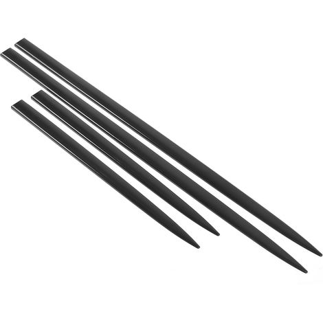 4-teiliger wasserdichter, glänzend schwarzer Universal-Türschutz, Karosserieseitenschutz-Zubehör für Autotuning (1/5)