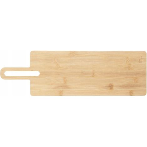 Tagliere in legno di bambù con manico, 50 x 15 x 1,2 cm