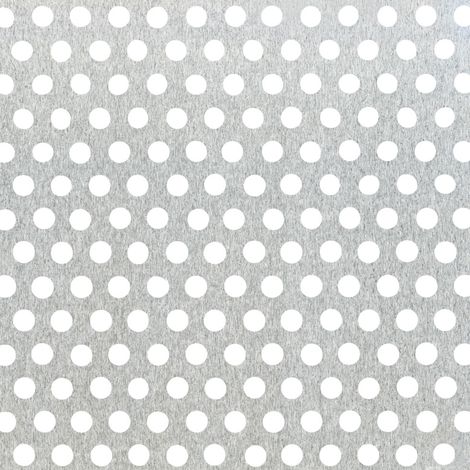 ALBERTS Lochblech, Lochung rund Ø2 mm, Alu natur, BxLxS 120 x 1000 x 0,8 mm