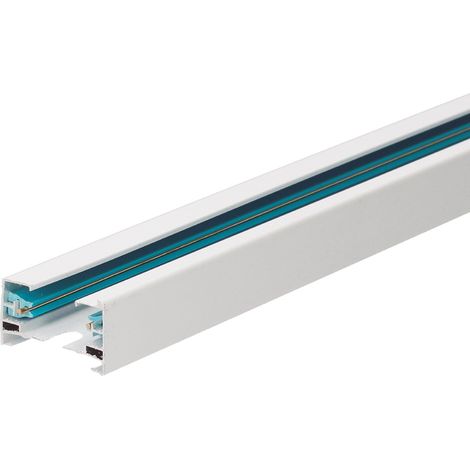 Carril 1M para foco monofásico Blanco (1/2)