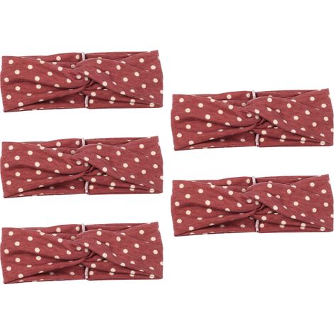 Bandana Élastique - Bandeau Cheveux Large Imprimé Fleuri - Pour Yoga Course Plage - 1 Pièce (1/5)
