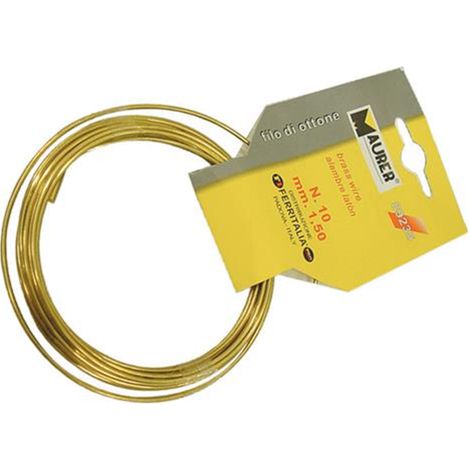 Filo in Ottone in Matassina misura N. 0 0,5 mm Lunghezza 30 mt Maurer