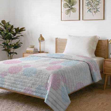 Couette d’été imprimé, Rembourrage en Polyester, 220x270cm (1/5)