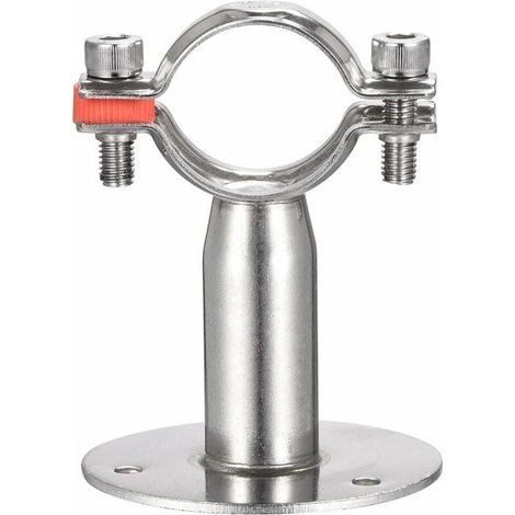 Staffe a muro per montaggio a soffitto, morsetti regolabili in acciaio inox 304, adatte per tubi da 38-40 mm. (1/4)