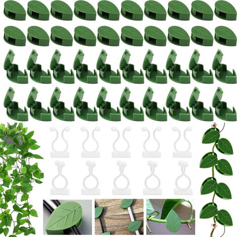 30 clips de fixation verts + 10 clips de fixation blancs (1/5)