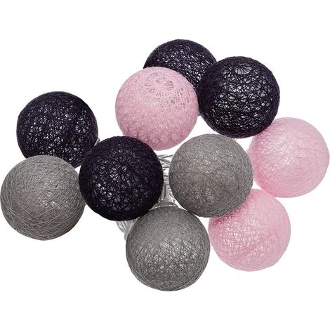 Guirnalda de leds 10 bolas Pinky D6 - Atmosphera créateur d'intérieur