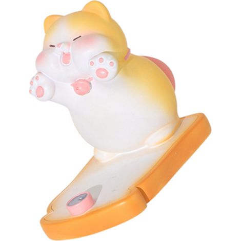 Support Chaton Résine Mini Support Téléphone Portable Déco Bureau Chambre Ginger (1/5)