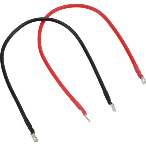 Câble Inverseur Batterie 2 Pièces Rouge Noir 8AWG Flexible PVC Étanche pour Voiture Bateau Panneau Solaire (1/5)