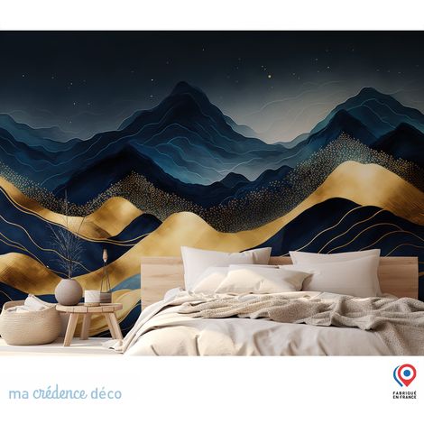 Papier peint : Montagnes dorées - Intissé - 300 cm - 280 cm (1/5)
