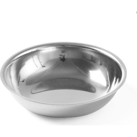Bol para ensalada de acero inoxidable, diámetro 65 mm, juego de 6 - Hendi 452714