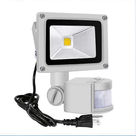 Projecteur LED à détection de présence humaine 10W pour couloir (1/5)